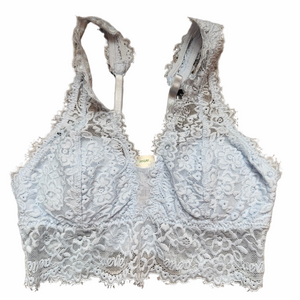 Aerie Delicate Cute Sexy Lace Bralette in Soft Sky Blue NWT XXS